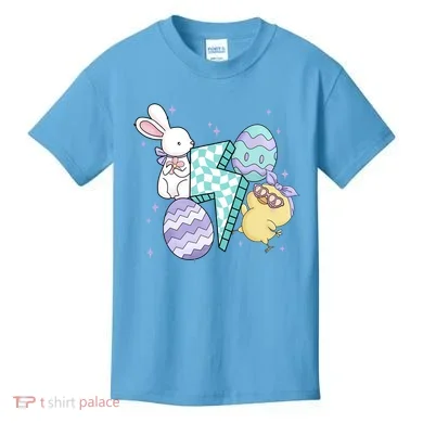 Happy Easter Cute Retro Kids T-Shirt