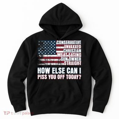 How Else Can I Piss You Off Today Us Flag Hoodie