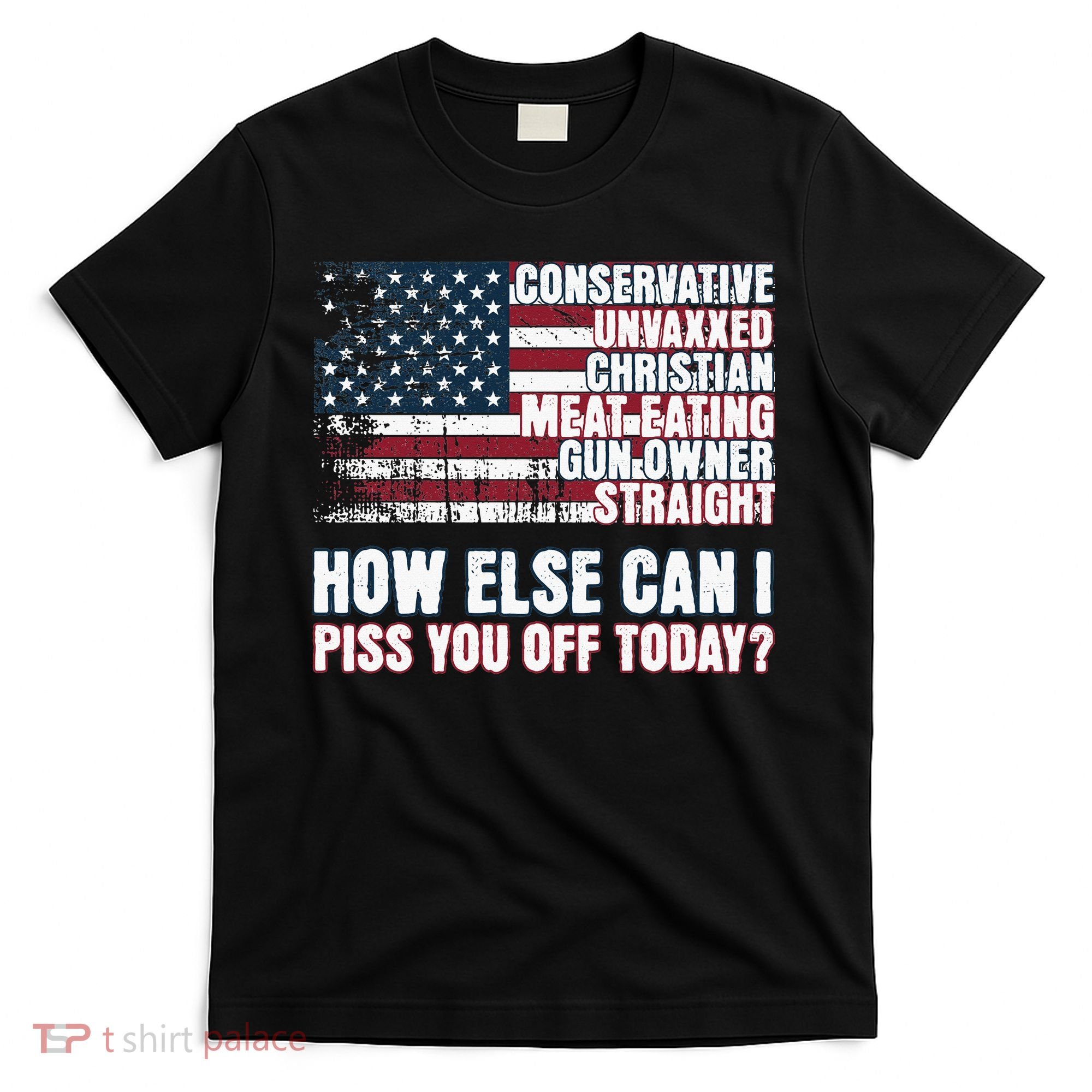 How Else Can I Piss You Off Today Us Flag T-Shirt