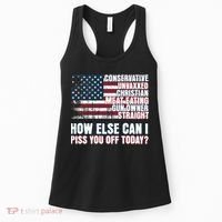 How Else Can I Piss You Off Today Us Flag Women's Tank Top thumb 0