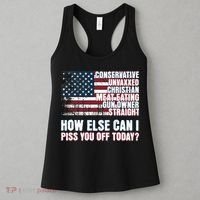 How Else Can I Piss You Off Today Us Flag Women's Tank Top thumb 3