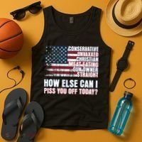 How Else Can I Piss You Off Today Us Flag Tank Top thumb 4