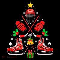 Hockey Equipt Christmas Tree Christmas Hockey Cool Gift Coffee Mug thumb 5