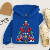 Hockey Equipt Christmas Tree Christmas Hockey Cool Gift Hoodie thumb 4