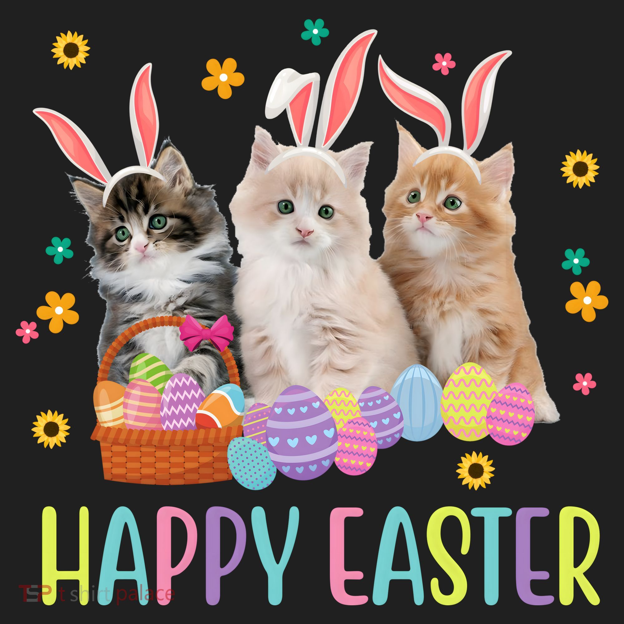Happy Easter Cute Cat Lover Holiday Tumbler