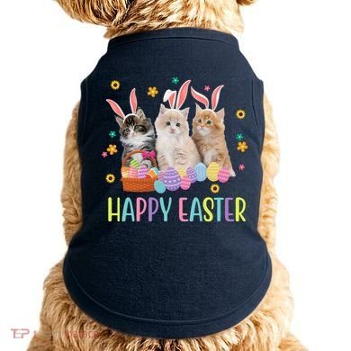 Happy Easter Cute Cat Lover Holiday Doggie Tank