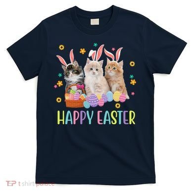 Happy Easter Cute Cat Lover Holiday T-Shirt