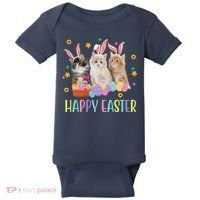 Happy Easter Cute Cat Lover Holiday Baby Bodysuit thumb 0