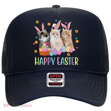 Happy Easter Cute Cat Lover Holiday Hat