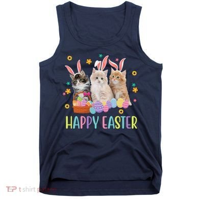 Happy Easter Cute Cat Lover Holiday Tank Top