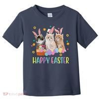 Happy Easter Cute Cat Lover Holiday Toddler T-Shirt thumb 0