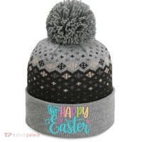 Happy Easter Cute Holiday The Baniff Cuffed Pom Beanie thumb 0