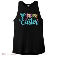 Happy Easter Cute Holiday Ladies PosiCharge Tri-Blend Wicking Tank thumb 0