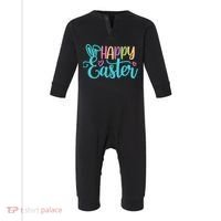 Happy Easter Cute Holiday Infant Fleece One Piece thumb 0