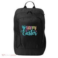 Happy Easter Cute Holiday City Backpack thumb 0