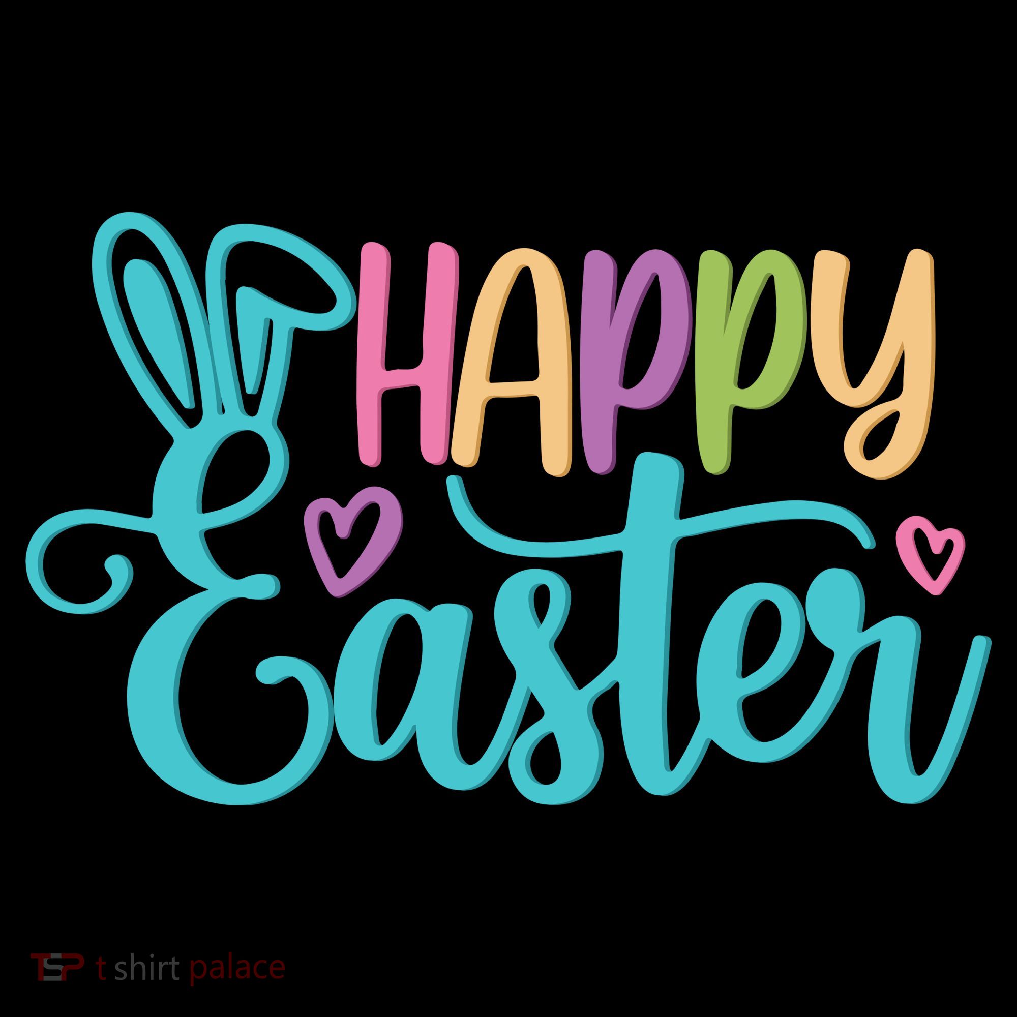 Happy Easter Cute Holiday Kids Tie-Dye T-Shirt