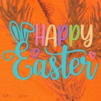 Happy Easter Cute Holiday Kati Licensed 12" Camo Cuffed Beanie thumb 2