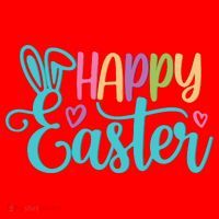 Happy Easter Cute Holiday Santa Hat thumb 1