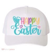 Happy Easter Cute Holiday Yupoong Adult 5-Panel Trucker Hat thumb 0