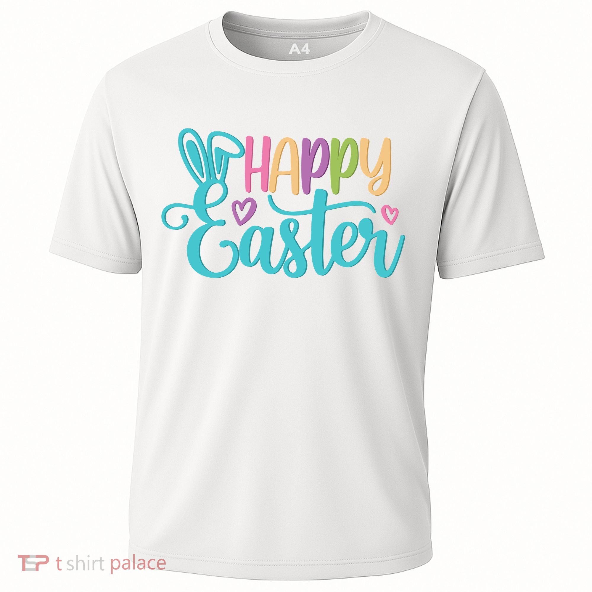 Happy Easter Cute Holiday Cooling Performance Crew T-Shirt
