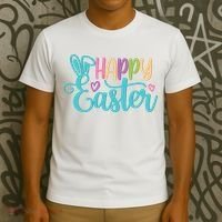 Happy Easter Cute Holiday T-Shirt thumb 3