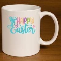 Happy Easter Cute Holiday 11oz C Handle Ceramic Mug thumb 3