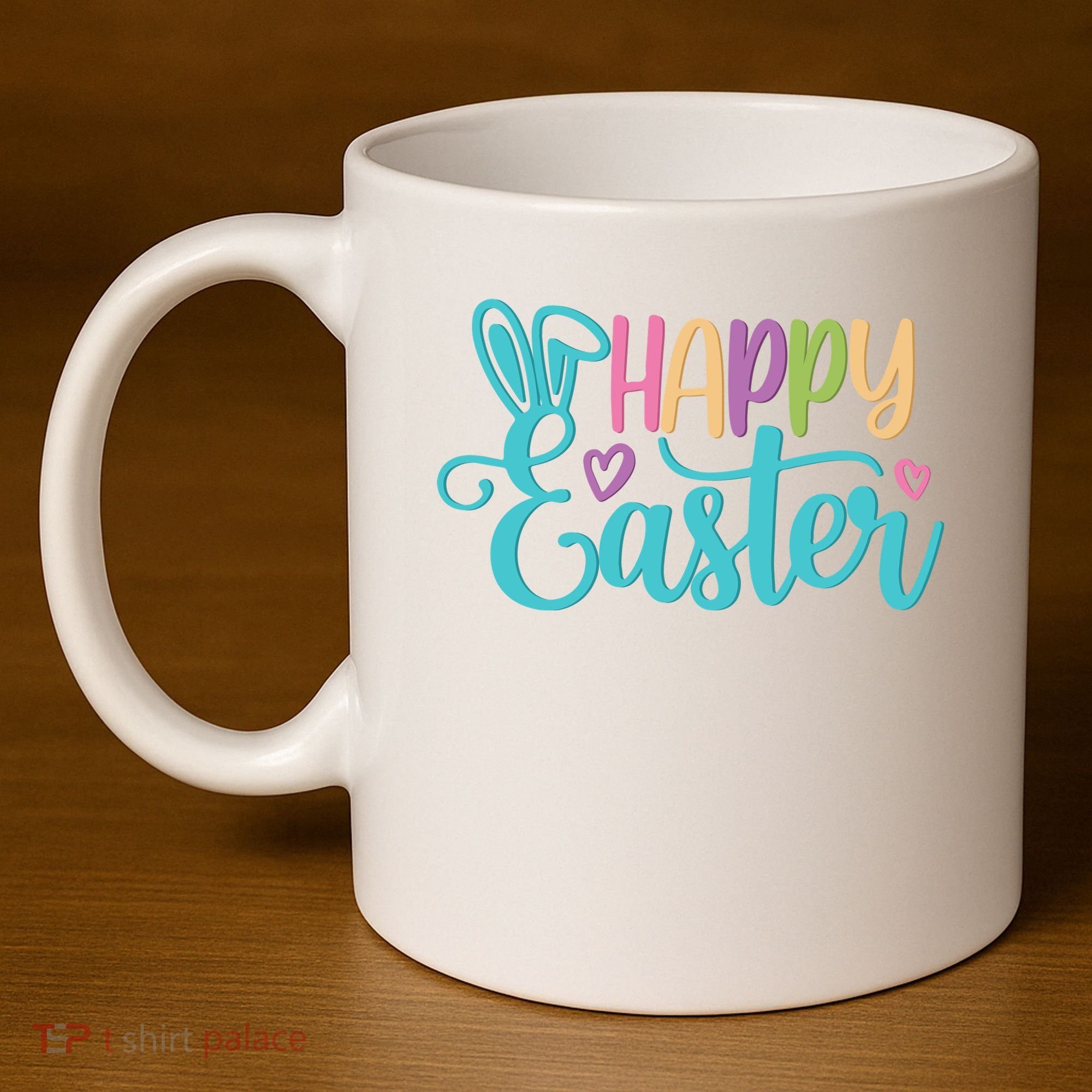 Happy Easter Cute Holiday 11oz C Handle Ceramic Mug