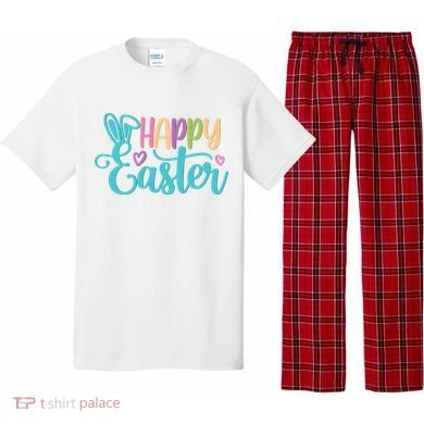 Happy Easter Cute Holiday Pajama Set