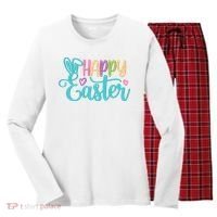 Happy Easter Cute Holiday Women's Long Sleeve Flannel Pajama Set  thumb 0