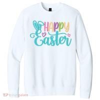 Happy Easter Cute Holiday V.I.T. Fleece Crew Sweatshirt thumb 0