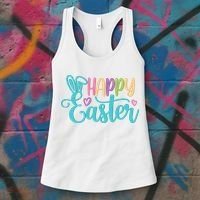 Happy Easter Cute Holiday Women's Tank Top thumb 3