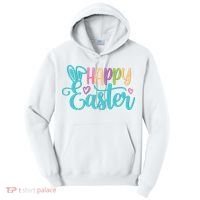 Happy Easter Cute Holiday Tall Hoodie thumb 0