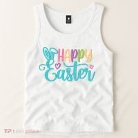 Happy Easter Cute Holiday Tank Top thumb 2