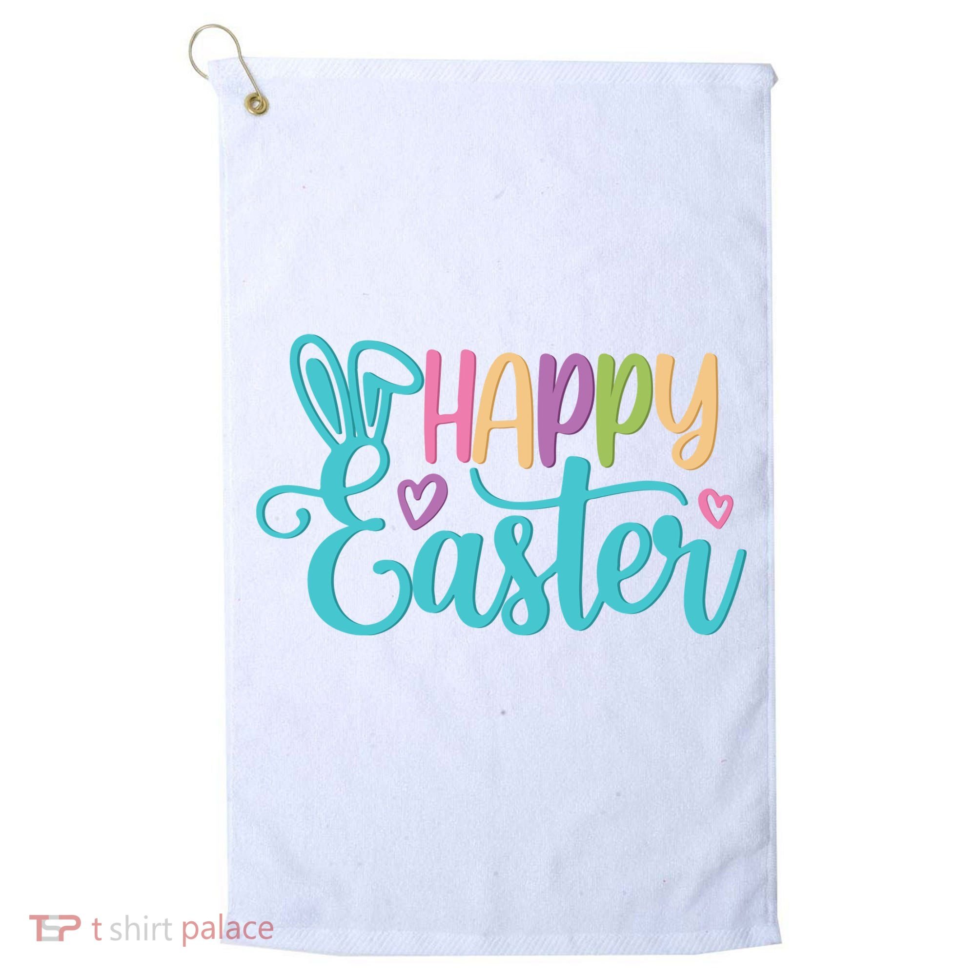 Happy Easter Cute Holiday Golf Towel