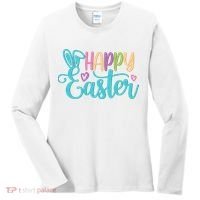 Happy Easter Cute Holiday Women's Long Sleeve Shirt thumb 0
