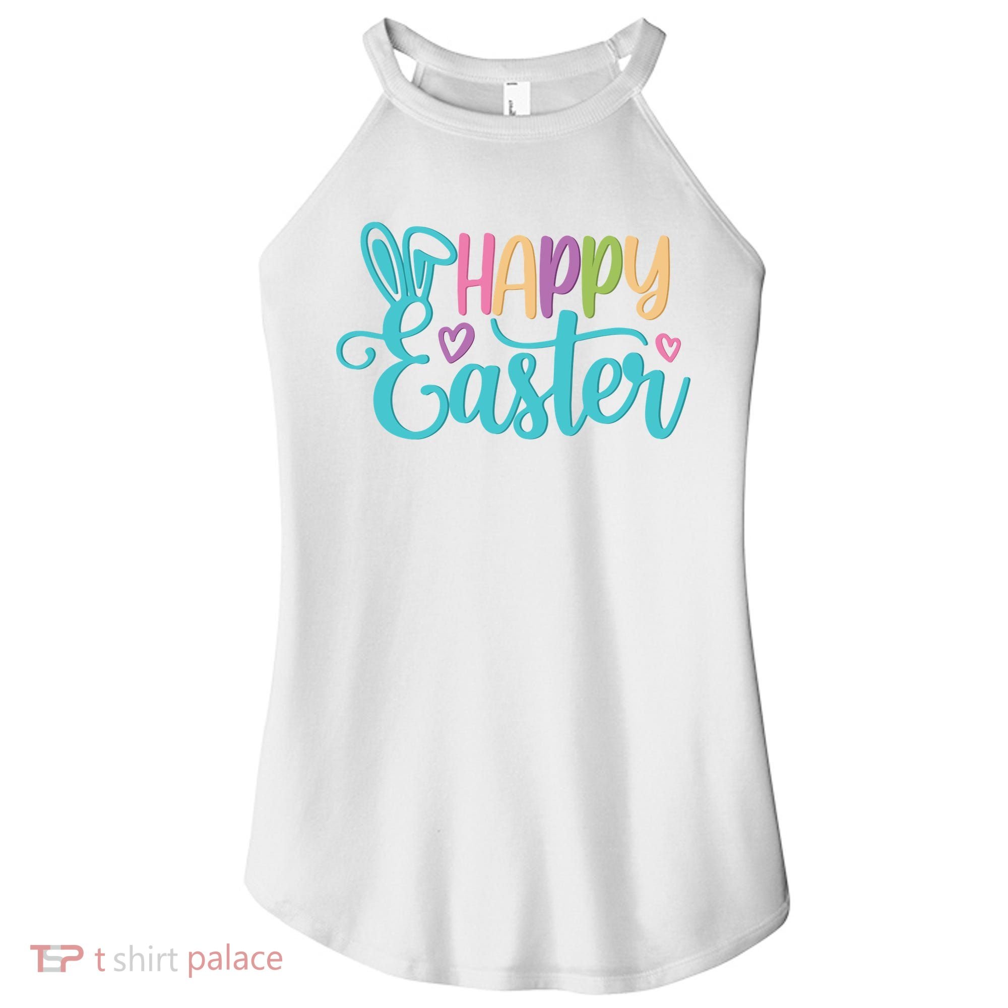 Happy Easter Cute Holiday Women's Perfect Tri Rocker Tank