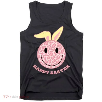 Happy Easter Cute Smile Face Pink Patterns Tank Top
