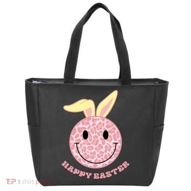 Happy Easter Cute Smile Face Pink Patterns Bag