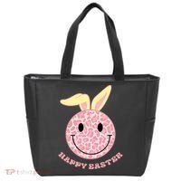 Happy Easter Cute Smile Face Pink Patterns Bag thumb 0