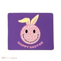 Happy Easter Cute Smile Face Pink Patterns Mousepad thumb 0