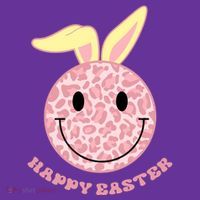 Happy Easter Cute Smile Face Pink Patterns Visor thumb 3
