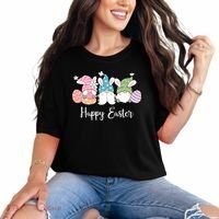 Happy Easter Cute Gnome Holiday Comfort Colors T-Shirt thumb 0