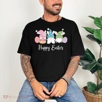 Happy Easter Cute Gnome Holiday Comfort Colors T-Shirt thumb 3