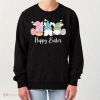 Happy Easter Cute Gnome Holiday Women's Sweatshirt thumb 0