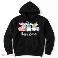 Happy Easter Cute Gnome Holiday Hoodie thumb 0