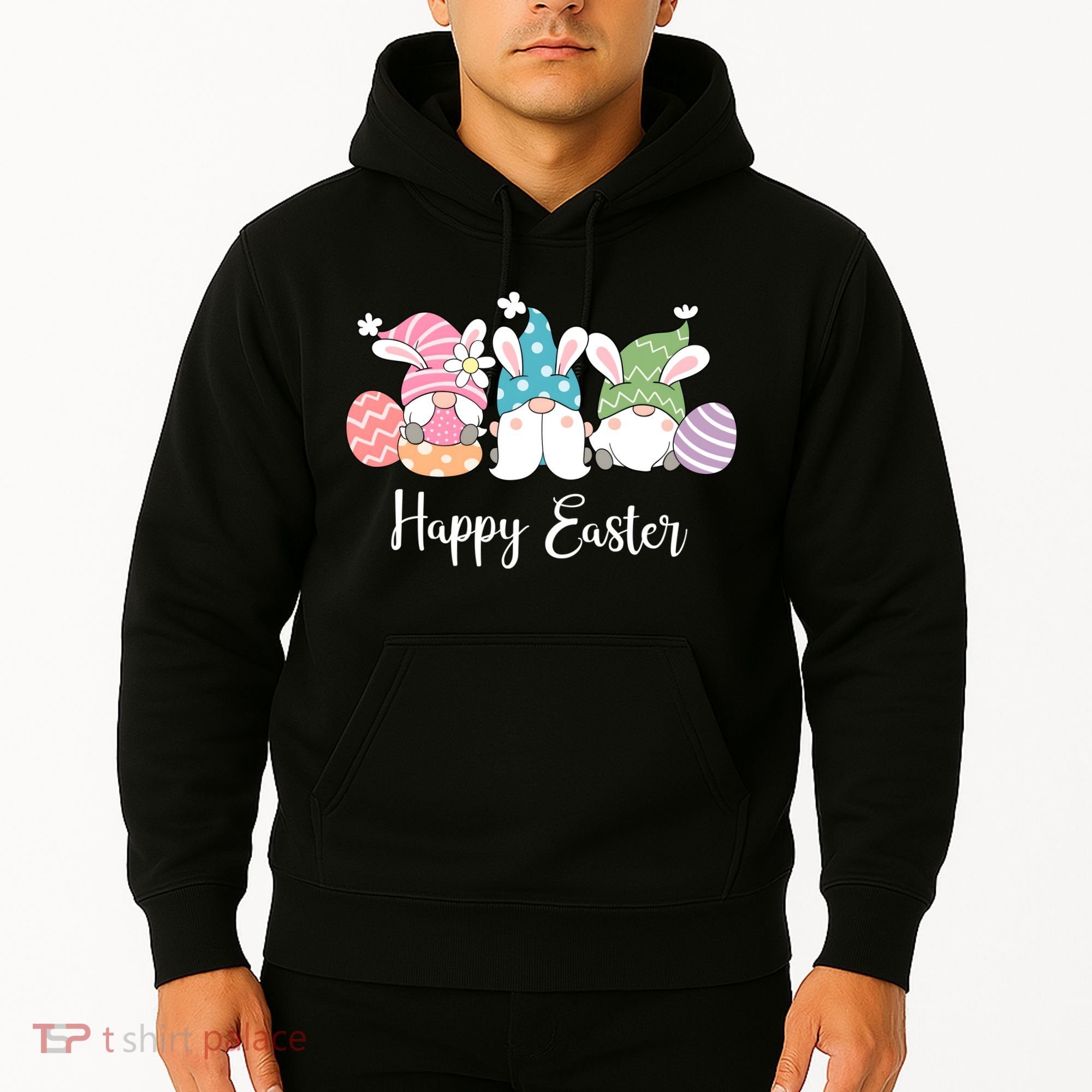 Happy Easter Cute Gnome Holiday Hoodie