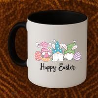 Happy Easter Cute Gnome Holiday Coffee Mug thumb 2