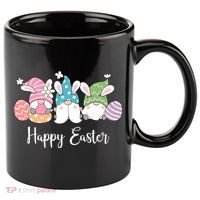 Happy Easter Cute Gnome Holiday 11oz C Handle Ceramic Mug thumb 0
