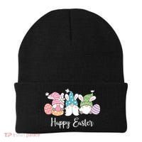 Happy Easter Cute Gnome Holiday Beanie thumb 0
