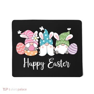 Happy Easter Cute Gnome Holiday Mousepad